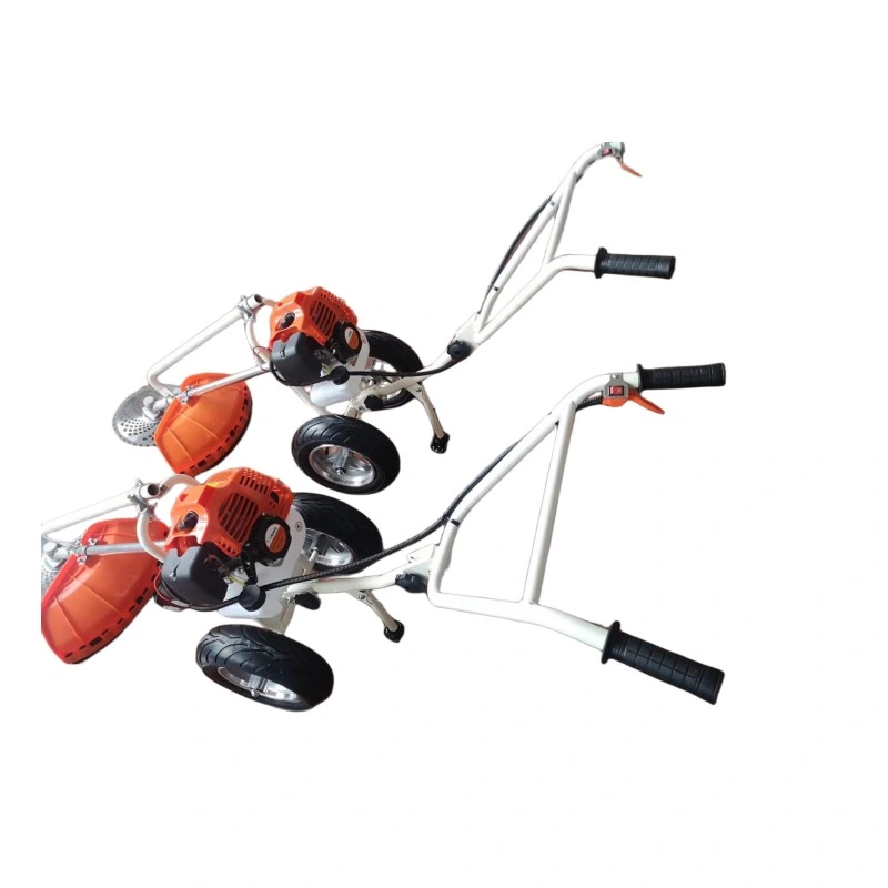 High Quality 52cc Brush Cutter with Single Hand and Two Wheels